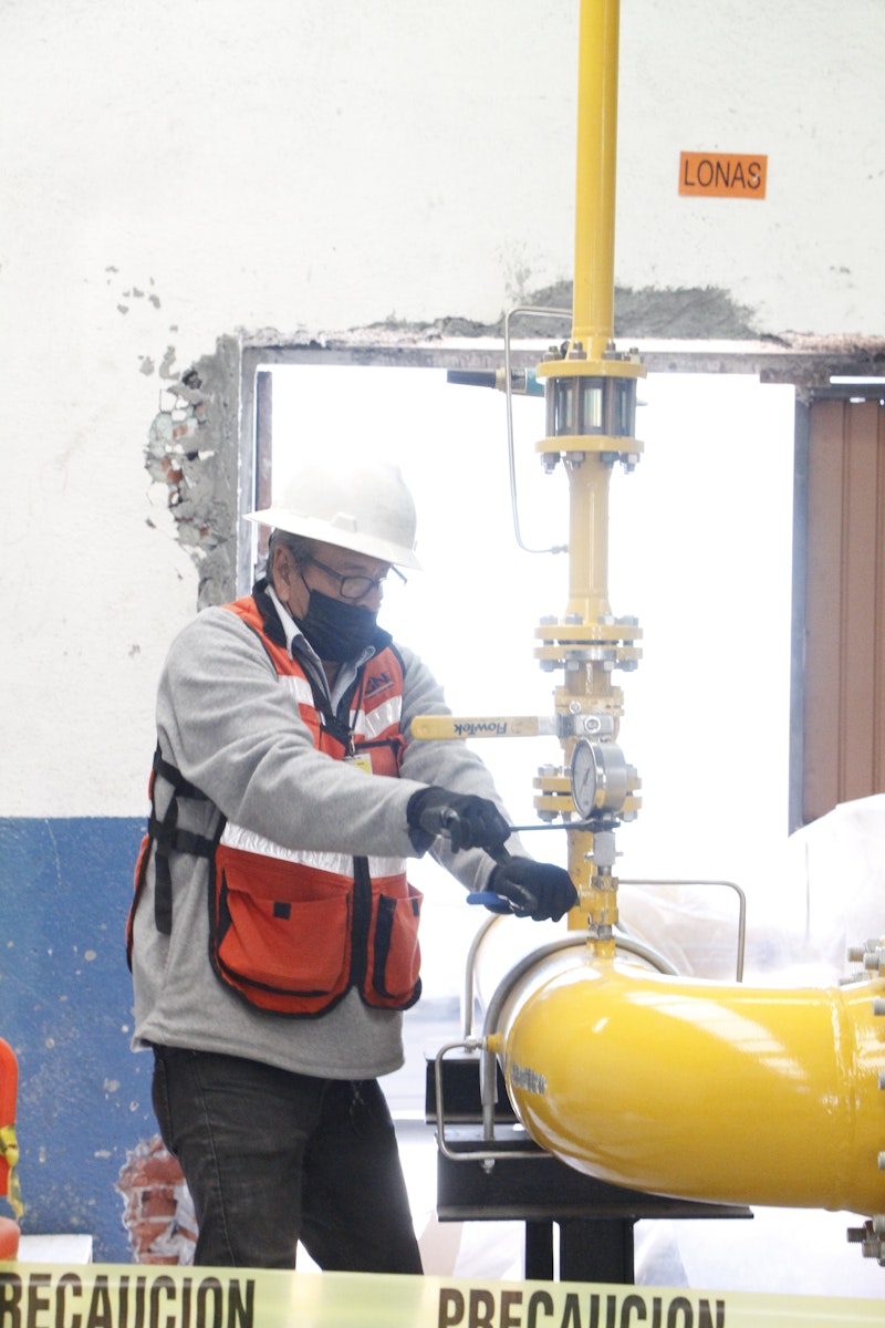 Construyendo una estación de medición y regulación en México