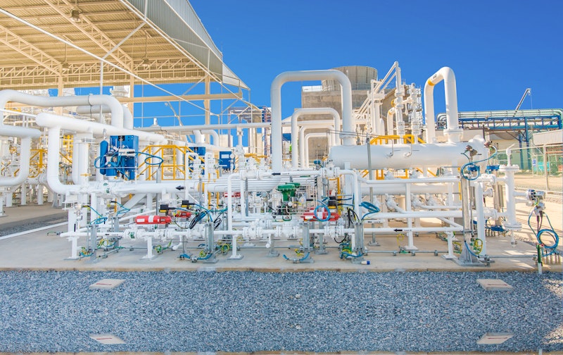 Estación de regulación de gas en méxico